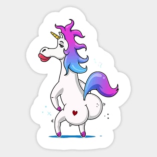 Twerking Unicorn Sticker